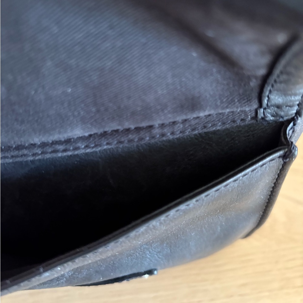 Frye Mini Olivia Black Leather Backpack - Picture 13 of 16